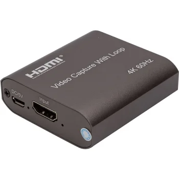 HDMI video uztveršanas karte ar HDMI Loop-Out, 4K 60Hz