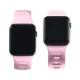 3mk silikona siksniņa Apple Watch 38 / 40 / 41 mm pulkstenim, rozā