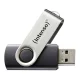 USB zibatmiņa Intenso Basic Line 8 GB USB 2.0, melna/sudraba