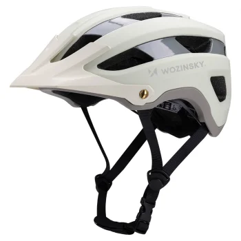 Wozinsky MTB velosipēdista ķivere ar noņemamu nagu, L (57-62 cm), gaiši zaļa