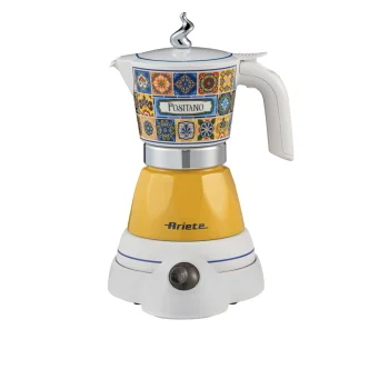 Ariete 1358PO Moka Positano elektriskā mokas kafijas kanna, balta