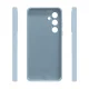 Vāciņš Etteri Silicone Case Samsung Galaxy S24 FE, Gaiši zils