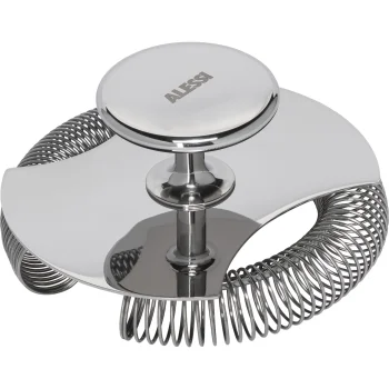Alessi The Tending Box GIA27 dubultais kokteiļu sietiņš, Sudraba