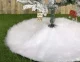 Ruhhy Ziemassvētku eglītes paklājiņš, 90 cm, balts