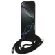 Guess 4G Big Logo Cord Strap Crossbody vāciņš priekš iPhone 17 Air, melns
