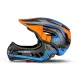 Bērnu veloķivere Rockbros TT-32SOBL-S ar noņemamu zoda aizsargu, S (48-52 cm), melna/oranža