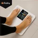Ruhhy 00020676 analītiskie ķermeņa svari ar LCD, līdz 226 kg, balti