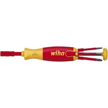 Izolēts skrūvgriezis ar uzgaļu aptveri Wiha SB 2831-09021 LiftUp electric 1000 V AC, 7 daļas
