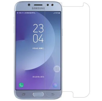 Samsung Galaxy J7 2017 (J730) - Aizsargstikls (Šaurs līdz Izliekumiem) | Tempered Glass Screen Protector