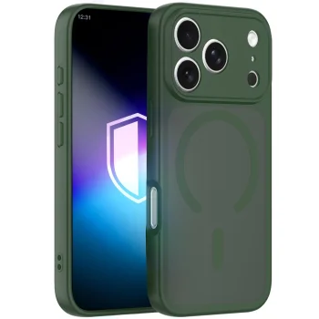 Telefona vāciņš 3mk Misty MagCase, iPhone 18 Pro / 17 Pro, zaļš