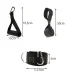 TRIZAND Elastīgās Fitnesa Vingrošanas Gumijas Pretestības Lentes Joslas 5 gab., Komplekts | Set of Elastic Fitness...