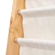 Bērnu grāmatu plaukts, 76,5 cm, koks/audums, bāzēts Montessori stilā