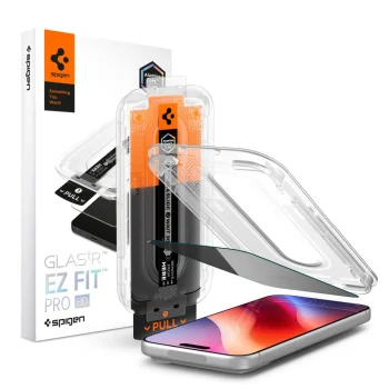 Aizsargstikls Spigen Glas.tR EZ Fit Pro HD AC Privacy, iPhone 18 Pro Max