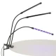 LED augu audzēšanas lampa ar 3 elastīgiem atzariem, 50W