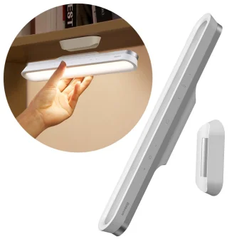 Baseus Pārnēsājama Magnētiska Lampa Gaisma Apgaismojums Mājai Ofisam, Balta | Magnetic Bedside Dimming Charging...