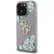Guess Grained Roses Big 4G Logo vāciņš iPhone 16 Pro Max, violets
