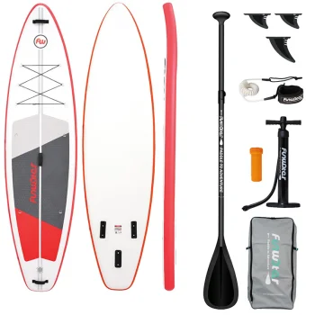 Piepūšamais SUP dēlis FunWater SUPFW69C 335cm Sarkans-Balts