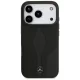 Mercedes Leather The Move MagSafe vāciņš priekš iPhone 17 Pro, melns
