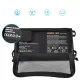 Choetech Pārnēsājams Saules Paneļa Lādētājs Uzlādes Ierīce Ceļošanai 19W USB 5V / 2.4A, Pelēka | Foldable...