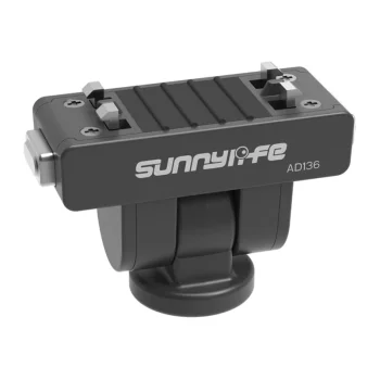 Sunnylife AD136 ātrās noņemšanas adapteris 1/4" ar 180° rotāciju Insta360 kamerām