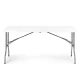 Saliekams dārza un banketu galds MultiGarden 153x70 cm, balts