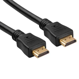 HDMI uz HDMI kabelis 1.5 m, v1.4, apzeltīti kontakti, 4096x2160, melns