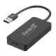 Carlinkit CCPA bezvadu Apple CarPlay / Android Auto adapteris, melns