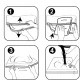 Vakuuma maiss apģērbu drēbju uzglabāšanai, 70x100 cm | Vacuum Clothing Storage Bag