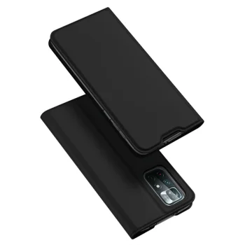 Xiaomi Poco M4 Pro 5G DUX DUCIS Skin Pro Series Leather Case Cover, Black | Telefona Vāciņš Maciņš Apvalks...