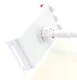 Telefona Galda Turētājs ar Klipsi un Lokanu Kāju, Balts | Flexible Phone Desktop Clamp Holder