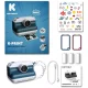 Kidywolf K-PRINT 418270 momentuzņēmumu kamera ar pašbildes funkciju, zila