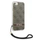 Guess iPhone SE 2022 / 2020 / 7 / 8 vāciņš 4G Print Strap Brūns