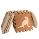Bērnu Spēļu Grīdas Daudzkrāsainas Puzle Paklājs Putu Paklājiņš Dinozauri - 36 gab, 30x30cm | Kids Foam Floor...