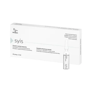 Syis vitamīnu kokteiļa ampulas sejas ādai, 10 x 3 ml