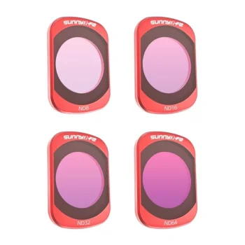 Sunnylife ND filtru komplekts Osmo Pocket 4 / 3 (ND8, ND16, ND32, ND64)