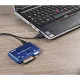Hama 55348 USB 2.0 35-in-1 atmiņas karšu lasītājs, zils
