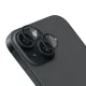 3Mk Lens Protection Pro Apple iPhone 15 kameras aizsargstikls, grafīta