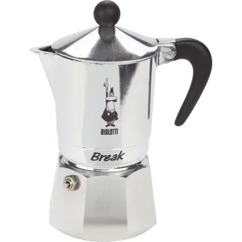 Bialetti Break 3TZ geizeru kafijkanna, sudraba