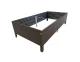 Paaugstinātā dārza dobe Klasika Woodlook, 1500x750x300mm, Brūna