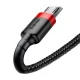 Micro USB kabelis Baseus Cafule 1.5A 2m Sarkans/Melns