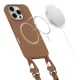 Tech-Protect iPhone 16 Pro vāciņš MagNecklace MagSafe, brūns