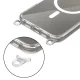 Tech-Protect Flexair Chain MagSafe vāciņš priekš iPhone 16 ar 2 aukliņām, caurspīdīgs
