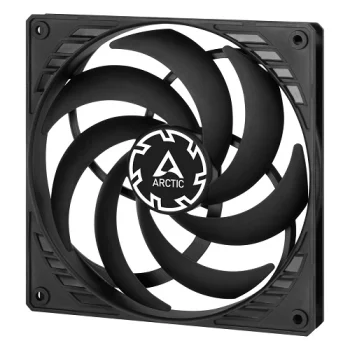 Arctic Gmbh P14 Slim PWM PST Datora korpusa ventilators, 140mm, Melns
