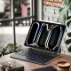 Planšetdatora vāciņš ar Bluetooth tastatūru Dux Ducis MK Series, iPad Pro 11\" (2024), melns