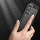 Hurtel Carbon Case vāciņš Samsung Galaxy S22+ (S22 Plus), melns