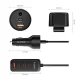 Orico ChargeClip 108W auto lādētājs 2x USB-A un 4x USB-C - Melns