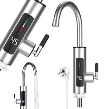 Elektriskais Caurplūdes Ūdens Sildītājs Virtuves Krāns LCD 3KW | Electric Water Heater
