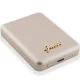 Ārējais akumulators Guess Metal Script Logo MagSafe 3000 mAh 5W, zelta