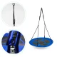 Ecotoys Ligzdas šūpoles bērniem, 100 cm, Zilas