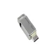 Goodram ODA3 128GB USB 3.2 zibatmiņa Type-A / Type-C, sudraba